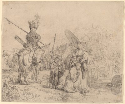 The Baptism of the Eunuch by Rembrandt van Rijn