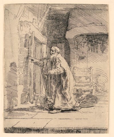 The Blindness of Tobit: The Larger Plate by Rembrandt van Rijn