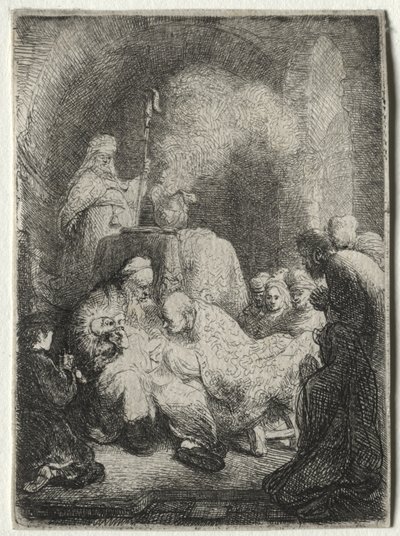 The Circumcision: Small Plate by Rembrandt van Rijn