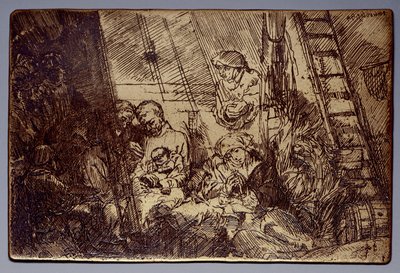 The Circumcision in the Stable by Rembrandt van Rijn