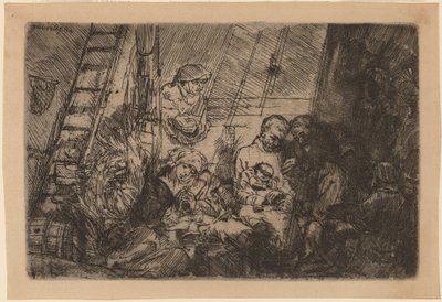 The Circumcision in the Stable by Rembrandt van Rijn