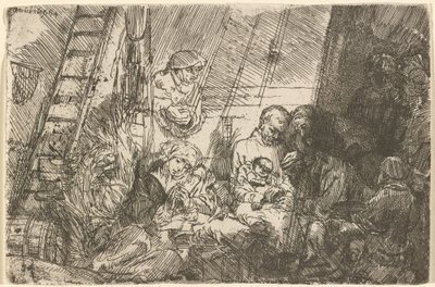 The Circumcision in the Stable by Rembrandt van Rijn