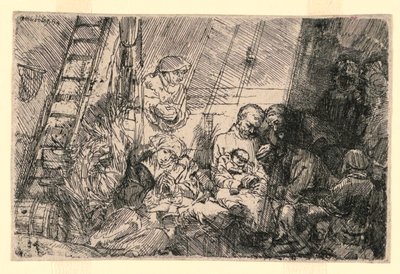 The Circumcision in the Stable by Rembrandt van Rijn