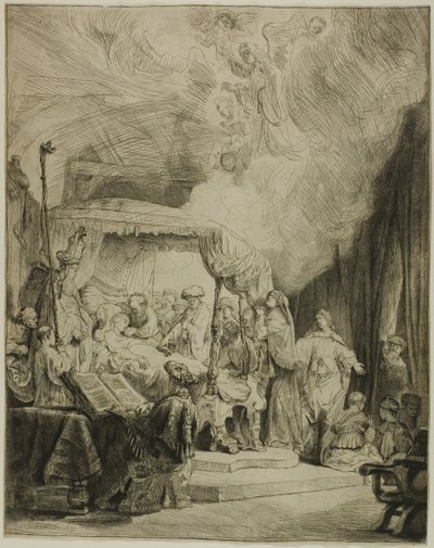 The Death of the Virgin by Rembrandt van Rijn