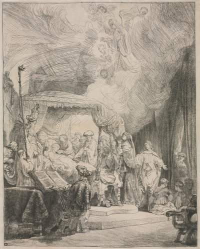 The Death of the Virgin by Rembrandt van Rijn