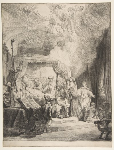 The Death of the Virgin by Rembrandt van Rijn