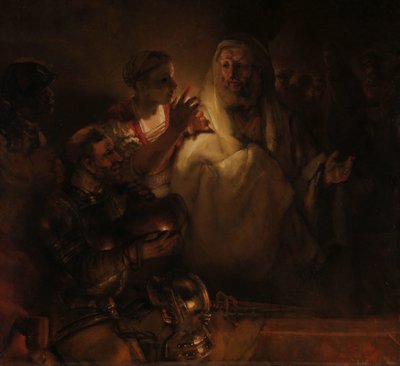 The Denial of St Peter by Rembrandt van Rijn