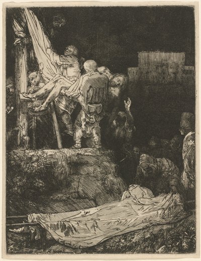 The Descent from the Cross by Torchlight by Rembrandt van Rijn