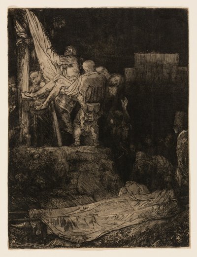 The Descent from the Cross by Torchlight by Rembrandt van Rijn