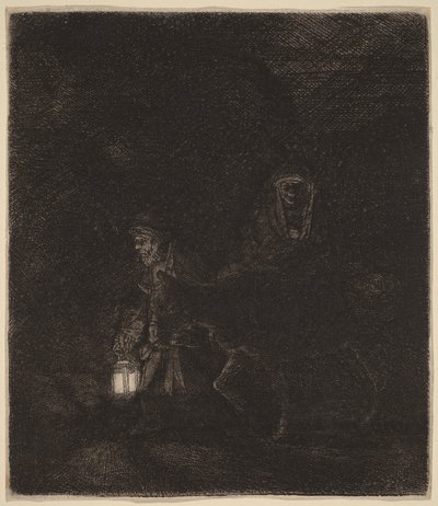 The Flight into Egypt by Rembrandt van Rijn