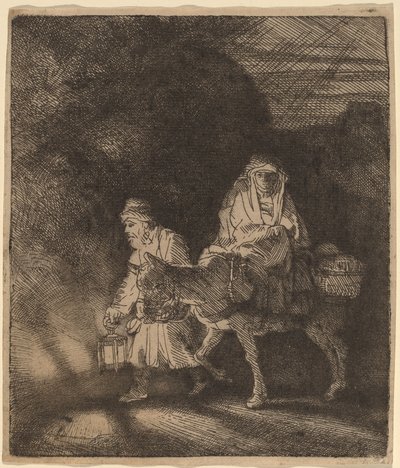 The Flight into Egypt: a Night Piece by Rembrandt van Rijn