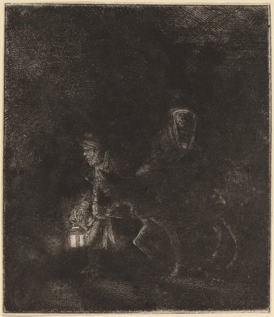 The Flight into Egypt: a Night Piece by Rembrandt van Rijn