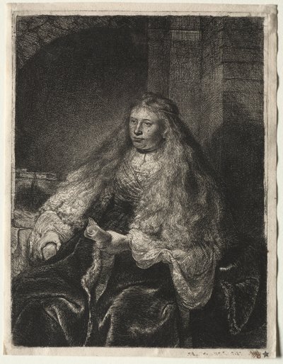 The Great Jewish Bride, 1634 by Rembrandt van Rijn