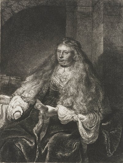 The Great Jewish Bride, 1635 by Rembrandt van Rijn