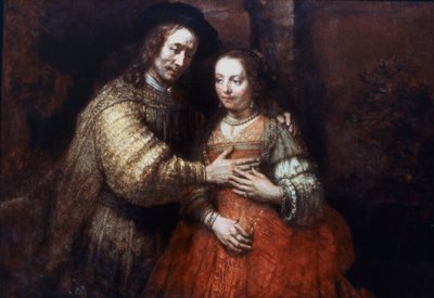 The Jewish Bride, The Loving Couple, 1667 by Rembrandt van Rijn