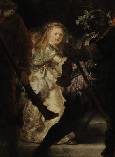 The Night Watch (detail), 1642 by Rembrandt van Rijn
