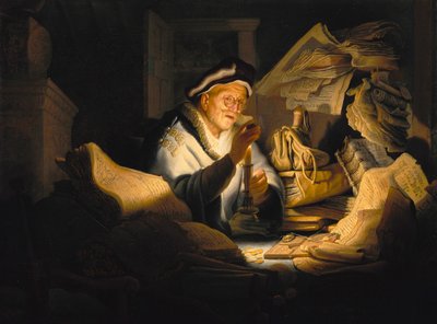 The Parable of the Rich Fool by Rembrandt van Rijn