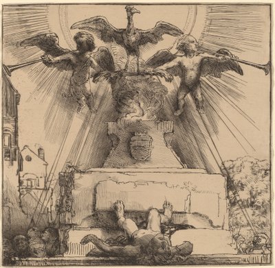 The Phoenix or the Statue Overthrown by Rembrandt van Rijn