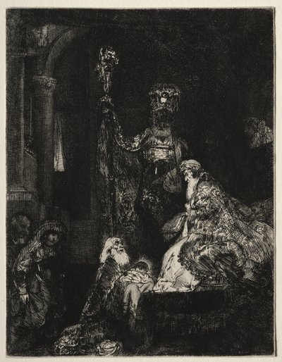 The Presentation in the Temple by Rembrandt van Rijn