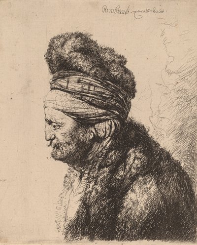The Second Oriental Head, c. 1635 by Rembrandt van Rijn