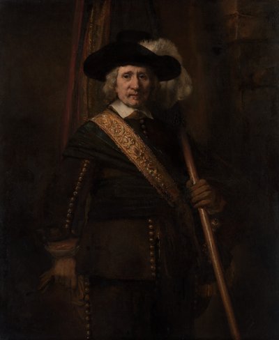 The Standard Bearer Floris Soop, 1654 by Rembrandt van Rijn
