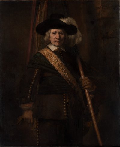 The Standard Bearer, Floris Soop by Rembrandt van Rijn