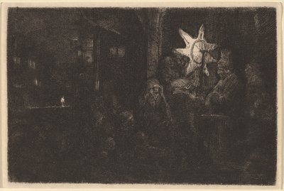 The Star of the Kings: A Night Piece by Rembrandt van Rijn