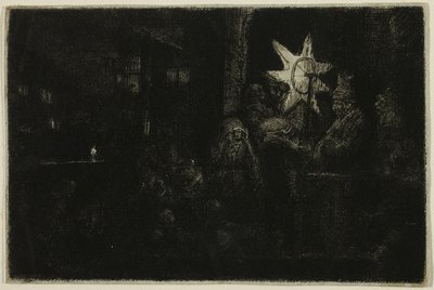 The Star of the Kings: A Night Piece by Rembrandt van Rijn