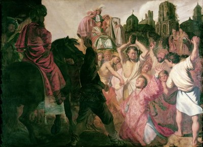 The Stoning of St. Stephen, 1625 by Rembrandt van Rijn