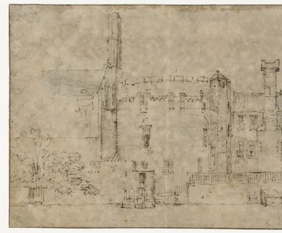 The Swijgh Utrecht Tower in Amsterdam by Rembrandt van Rijn