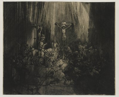 The Three Crosses by Rembrandt van Rijn