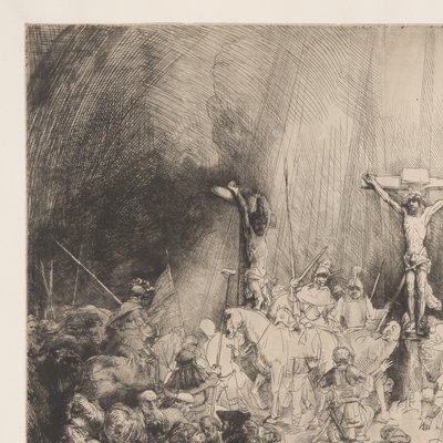 The Three Crosses by Rembrandt van Rijn