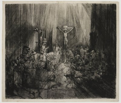 The Three Crosses by Rembrandt van Rijn