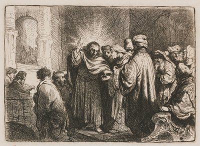 The Tribute Money by Rembrandt van Rijn