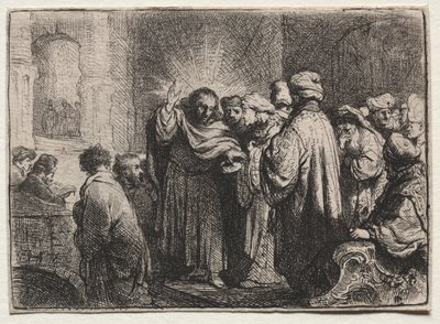 The Tribute Money by Rembrandt van Rijn