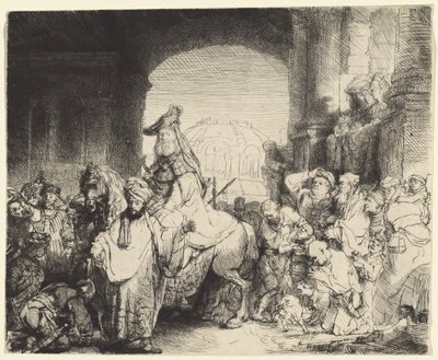 The Triumph of Mordecai by Rembrandt van Rijn