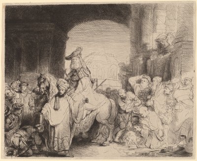 The Triumph of Mordecai by Rembrandt van Rijn