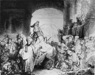 The Triumph of Mordecai by Rembrandt van Rijn