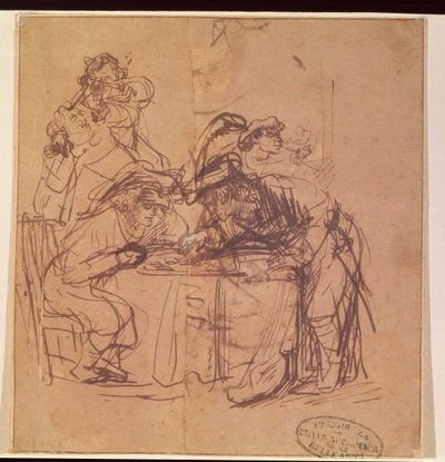 The Vices of the Prodigal Son by Rembrandt van Rijn