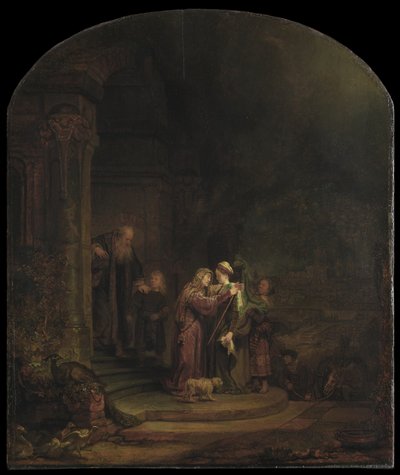 The Visitation by Rembrandt van Rijn