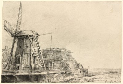 The Windmill by Rembrandt van Rijn