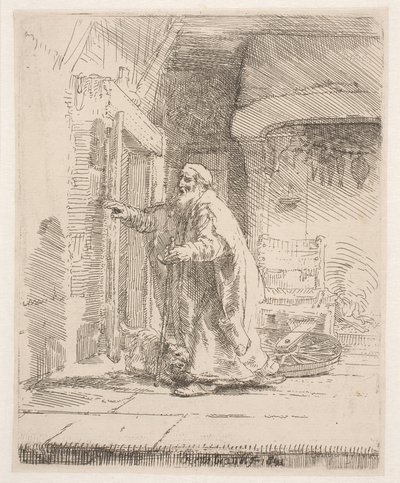 The Blindness of Tobit: The Larger Plate by Rembrandt van Rijn