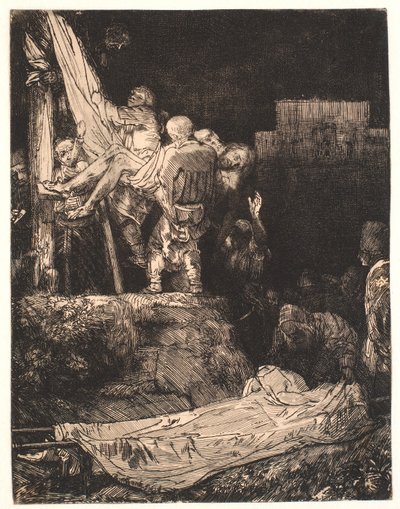 The Descent from the Cross: By Torchlight by Rembrandt van Rijn