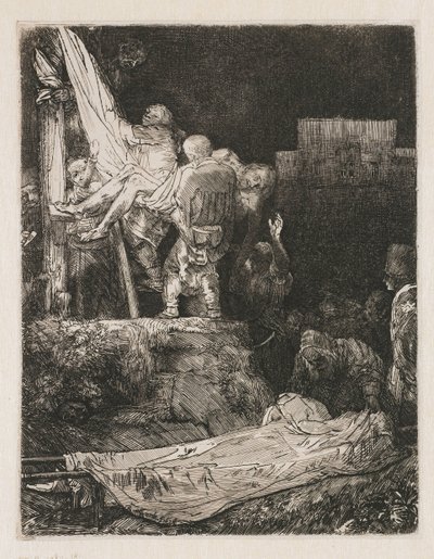 The Descent from the Cross by Torchlight by Rembrandt van Rijn