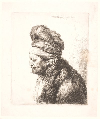 The Second Oriental Head by Rembrandt van Rijn
