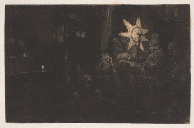 The Star of the Kings: A Night Piece by Rembrandt van Rijn