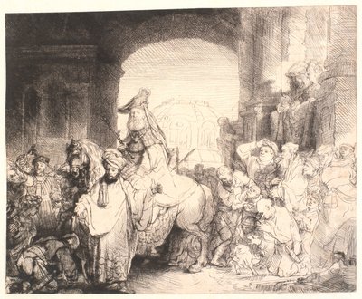 The Triumph of Mordecai by Rembrandt van Rijn