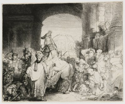 The Triumph of Mordecai by Rembrandt van Rijn