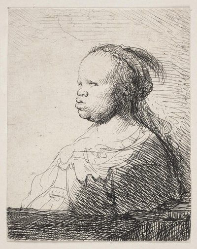The White Black by Rembrandt van Rijn