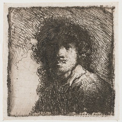 Self-Portrait Bareheaded by Rembrandt van Rijn